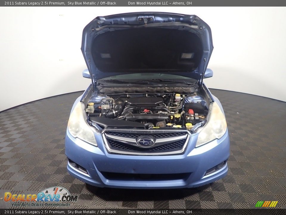 2011 Subaru Legacy 2.5i Premium Sky Blue Metallic / Off-Black Photo #7