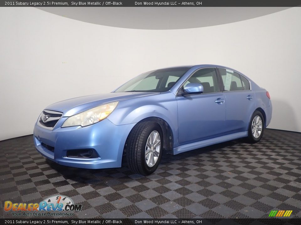 2011 Subaru Legacy 2.5i Premium Sky Blue Metallic / Off-Black Photo #9