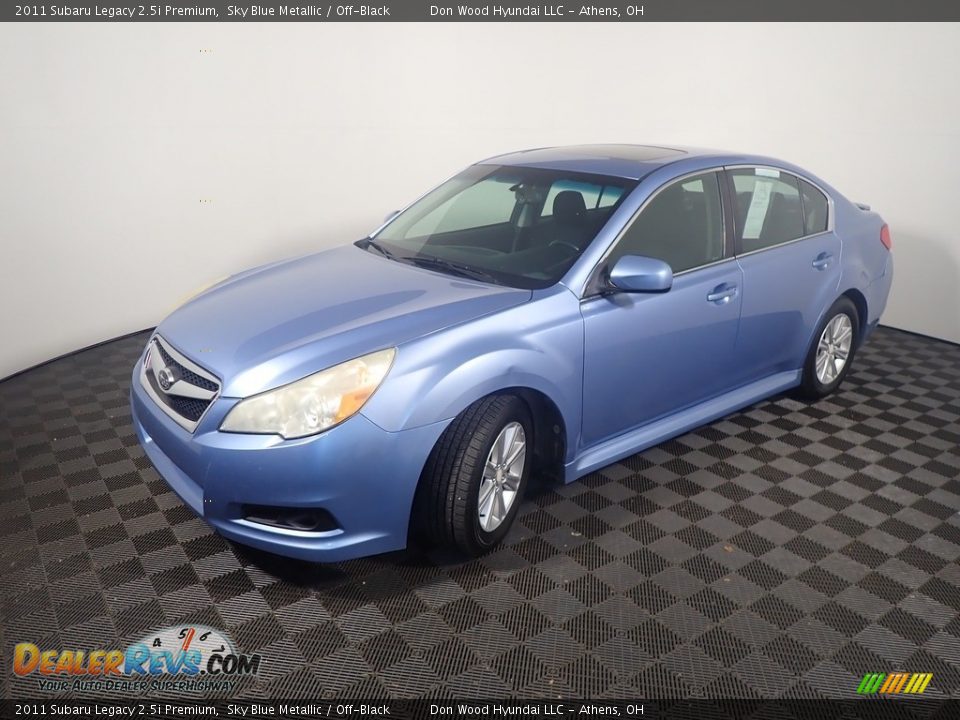 2011 Subaru Legacy 2.5i Premium Sky Blue Metallic / Off-Black Photo #10