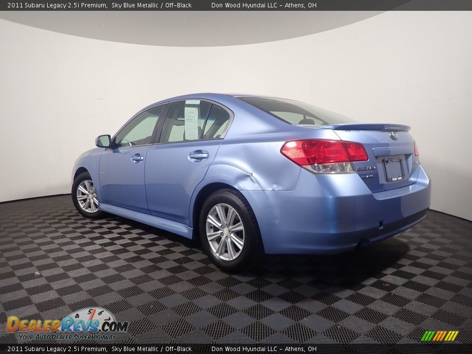2011 Subaru Legacy 2.5i Premium Sky Blue Metallic / Off-Black Photo #12