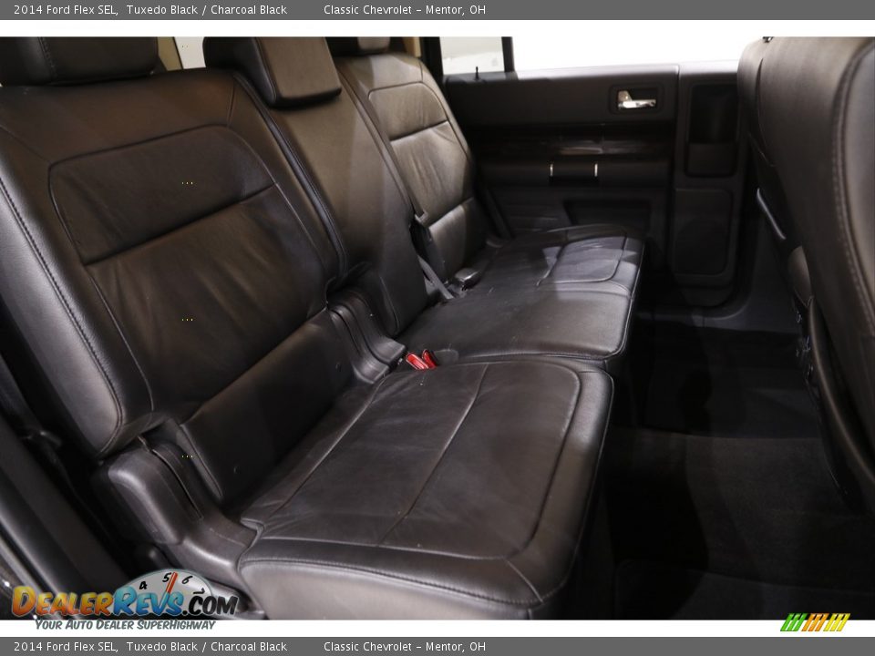 2014 Ford Flex SEL Tuxedo Black / Charcoal Black Photo #13