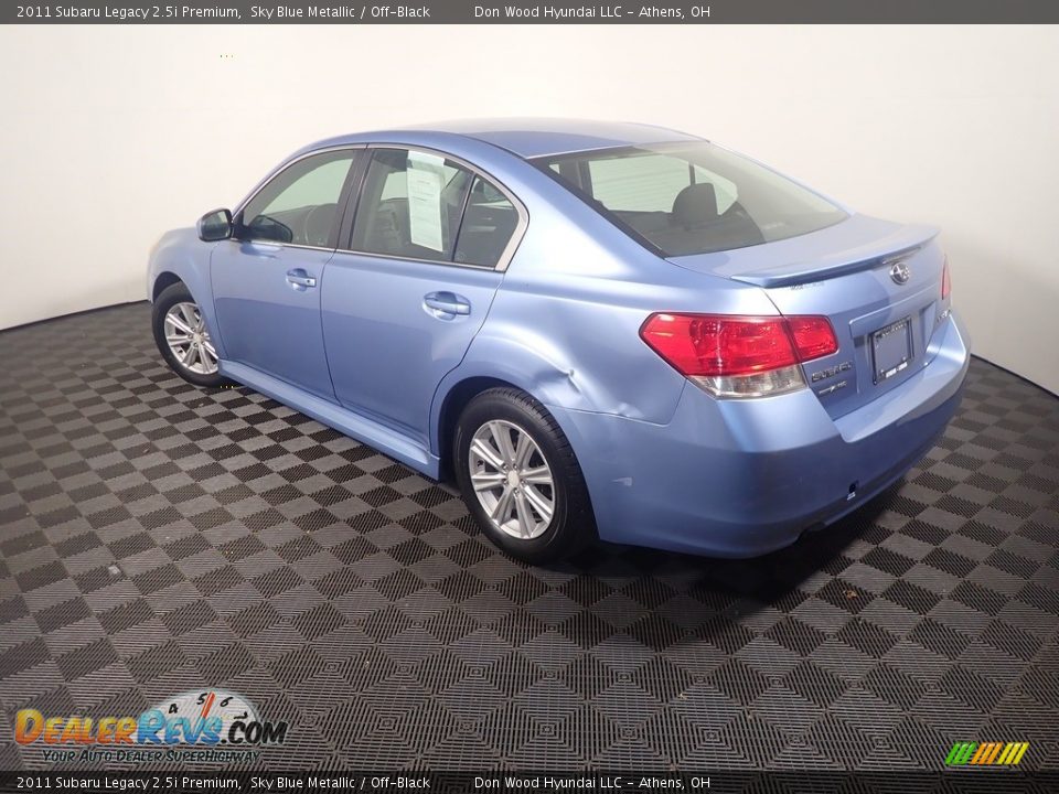 2011 Subaru Legacy 2.5i Premium Sky Blue Metallic / Off-Black Photo #13