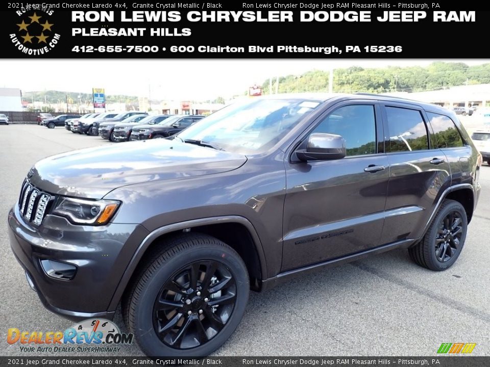 2021 Jeep Grand Cherokee Laredo 4x4 Granite Crystal Metallic / Black Photo #1