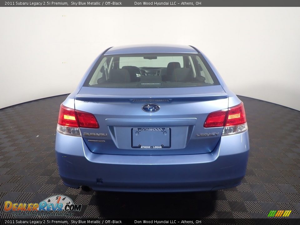2011 Subaru Legacy 2.5i Premium Sky Blue Metallic / Off-Black Photo #14