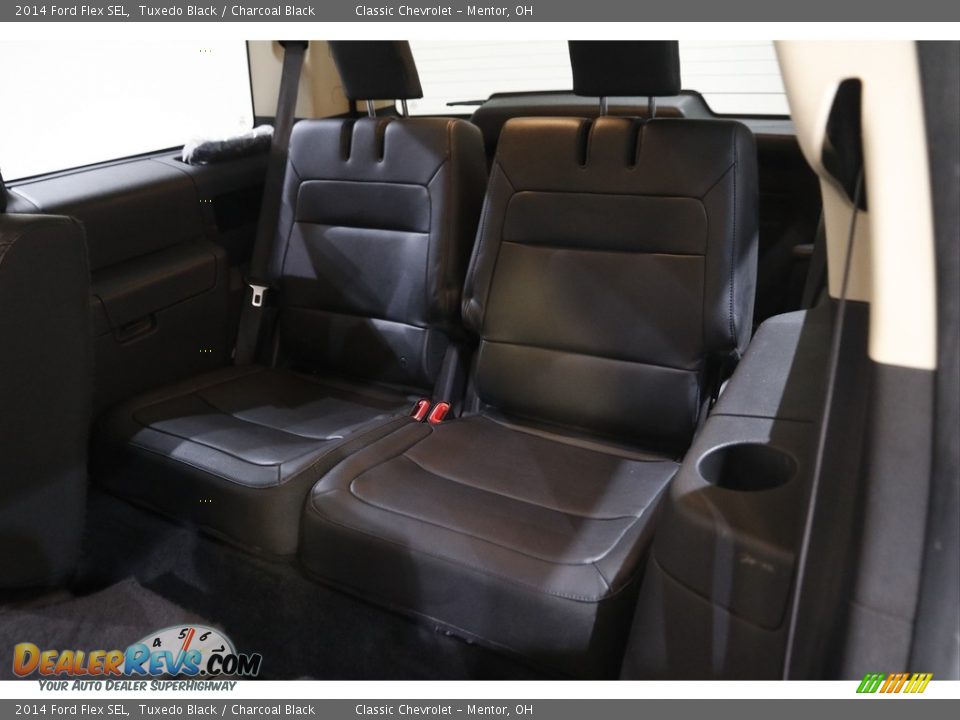 2014 Ford Flex SEL Tuxedo Black / Charcoal Black Photo #15