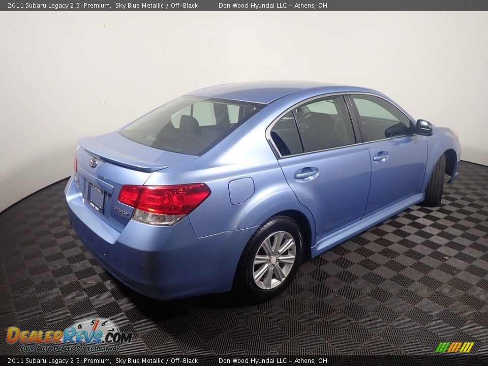 2011 Subaru Legacy 2.5i Premium Sky Blue Metallic / Off-Black Photo #18
