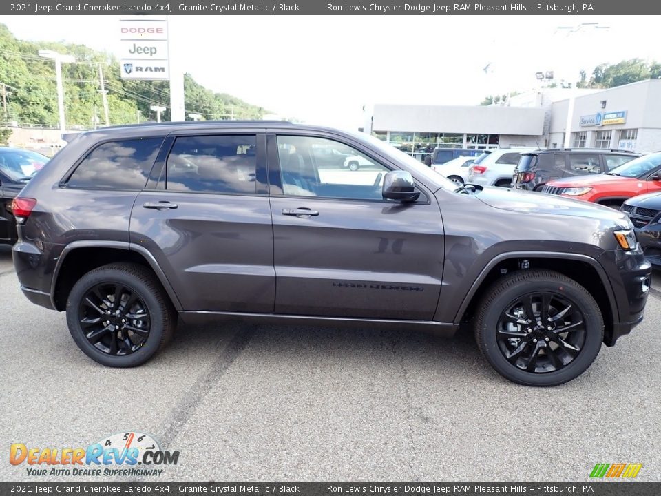 2021 Jeep Grand Cherokee Laredo 4x4 Granite Crystal Metallic / Black Photo #7