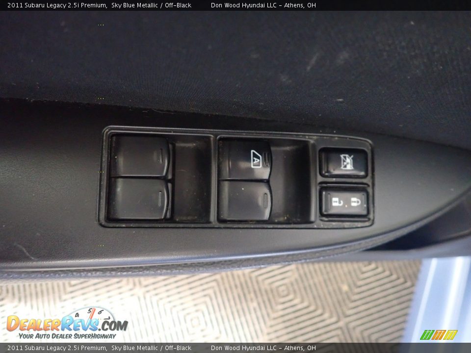2011 Subaru Legacy 2.5i Premium Sky Blue Metallic / Off-Black Photo #20
