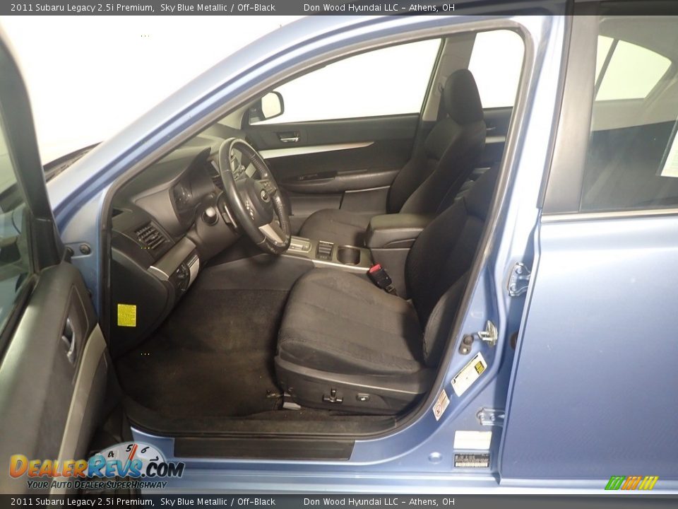 2011 Subaru Legacy 2.5i Premium Sky Blue Metallic / Off-Black Photo #21