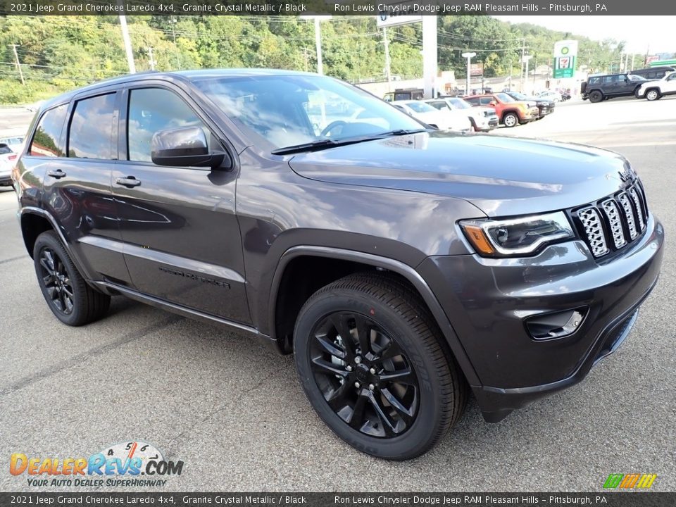 2021 Jeep Grand Cherokee Laredo 4x4 Granite Crystal Metallic / Black Photo #8