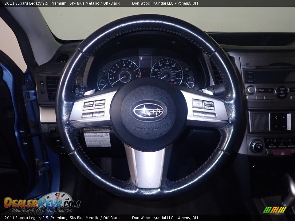 2011 Subaru Legacy 2.5i Premium Sky Blue Metallic / Off-Black Photo #26