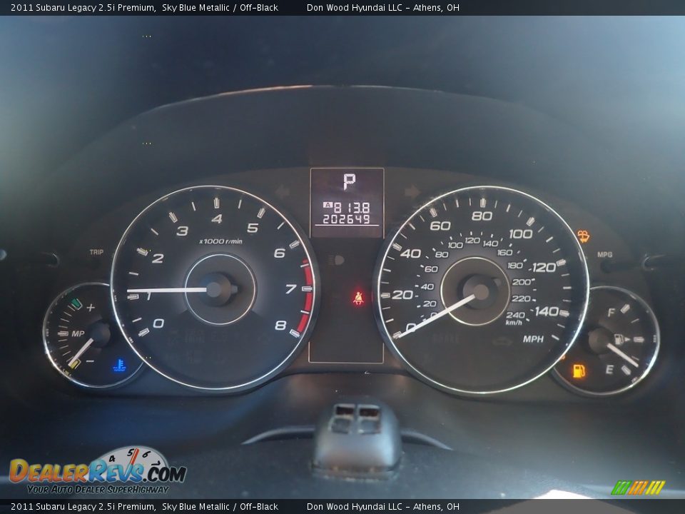 2011 Subaru Legacy 2.5i Premium Sky Blue Metallic / Off-Black Photo #27