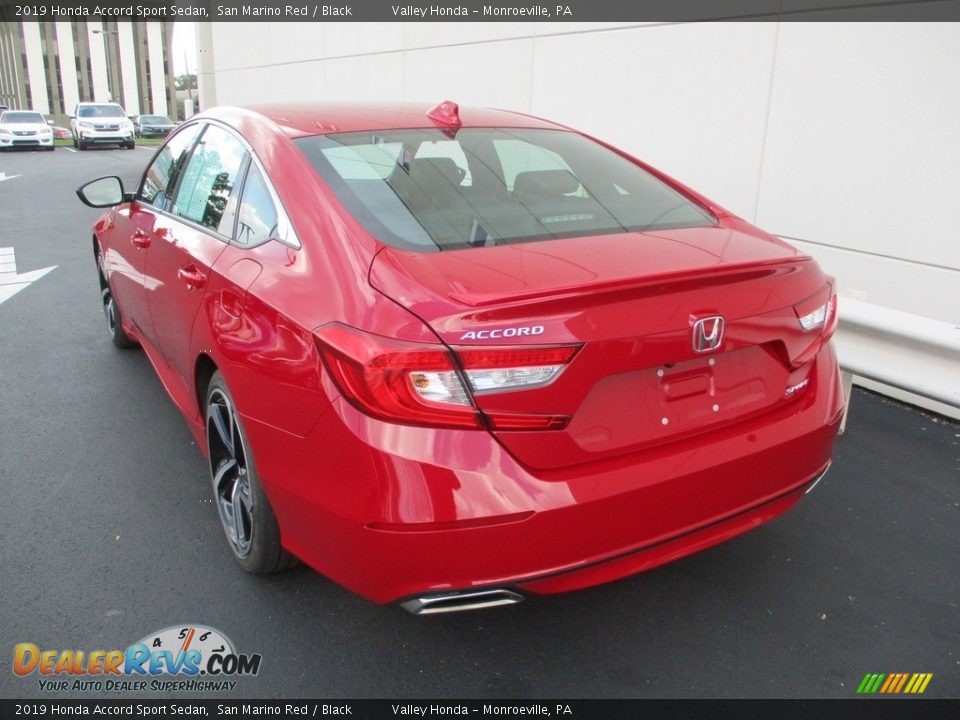 2019 Honda Accord Sport Sedan San Marino Red / Black Photo #3