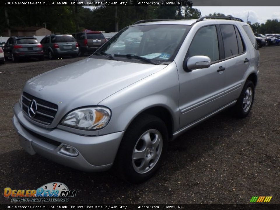 2004 Mercedes-Benz ML 350 4Matic Brilliant Silver Metallic / Ash Grey Photo #1