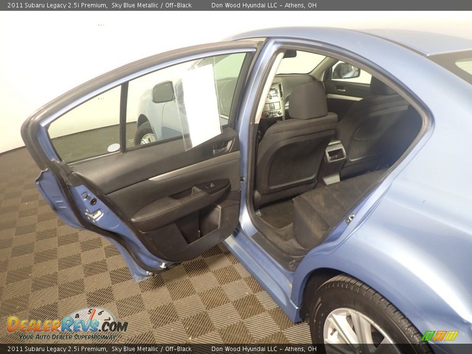 2011 Subaru Legacy 2.5i Premium Sky Blue Metallic / Off-Black Photo #33