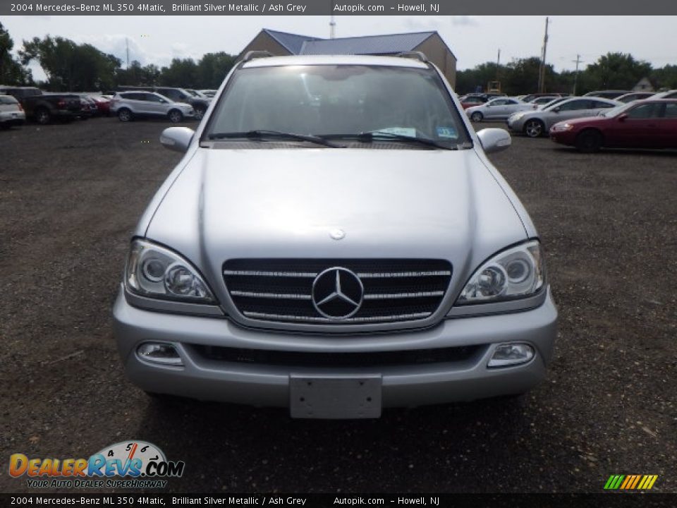 2004 Mercedes-Benz ML 350 4Matic Brilliant Silver Metallic / Ash Grey Photo #2