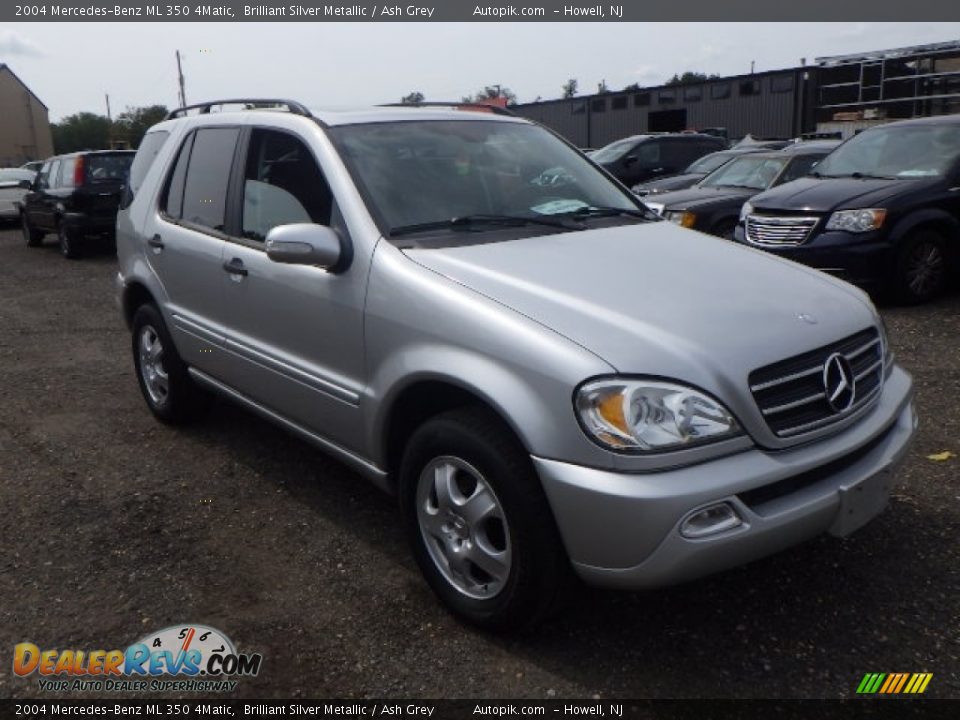 2004 Mercedes-Benz ML 350 4Matic Brilliant Silver Metallic / Ash Grey Photo #3