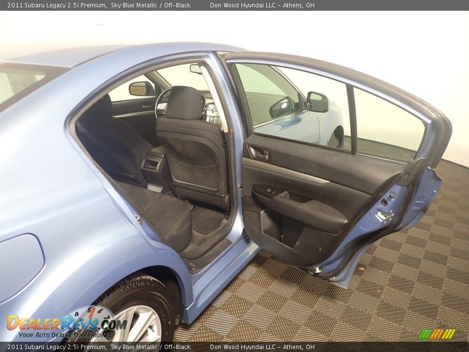 2011 Subaru Legacy 2.5i Premium Sky Blue Metallic / Off-Black Photo #35