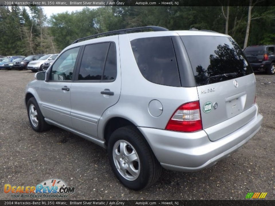 2004 Mercedes-Benz ML 350 4Matic Brilliant Silver Metallic / Ash Grey Photo #4