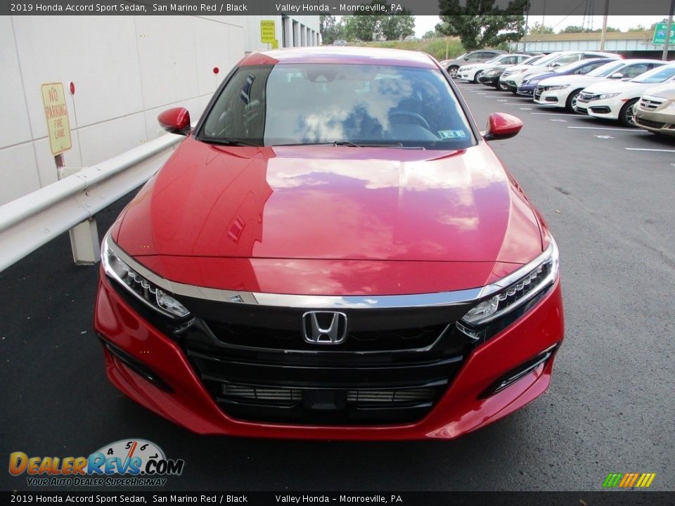 2019 Honda Accord Sport Sedan San Marino Red / Black Photo #9