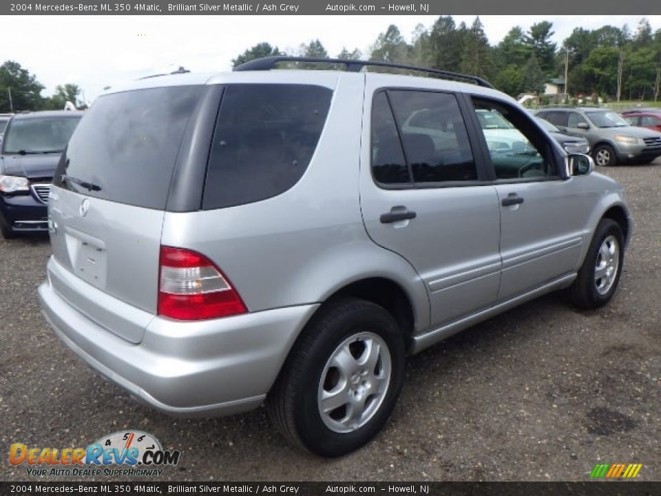 2004 Mercedes-Benz ML 350 4Matic Brilliant Silver Metallic / Ash Grey Photo #6