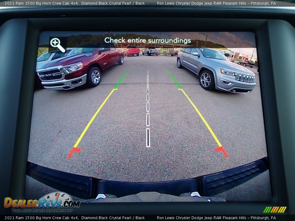 2021 Ram 1500 Big Horn Crew Cab 4x4 Diamond Black Crystal Pearl / Black Photo #19