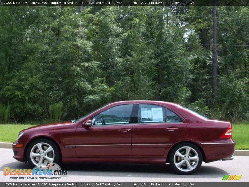 2005 Mercedes-Benz C 230 Kompressor Sedan Bordeaux Red Metallic / Ash Photo #1