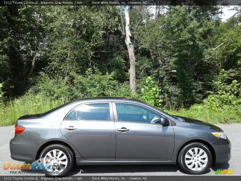 2012 Toyota Corolla LE Magnetic Gray Metallic / Ash Photo #7