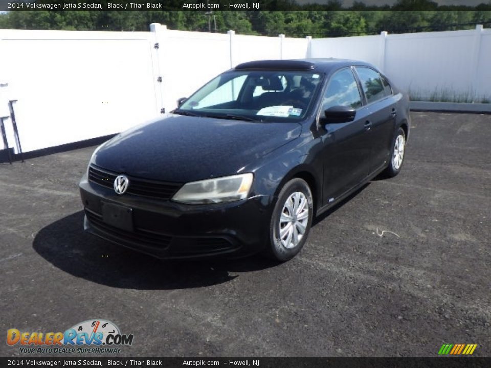 2014 Volkswagen Jetta S Sedan Black / Titan Black Photo #1