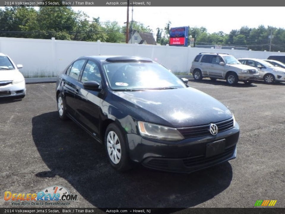 2014 Volkswagen Jetta S Sedan Black / Titan Black Photo #3