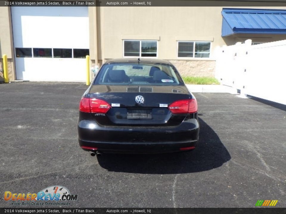 2014 Volkswagen Jetta S Sedan Black / Titan Black Photo #5