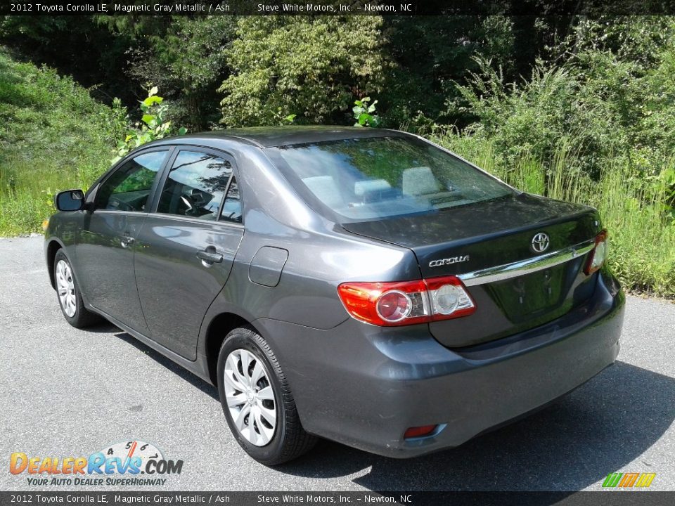 2012 Toyota Corolla LE Magnetic Gray Metallic / Ash Photo #10