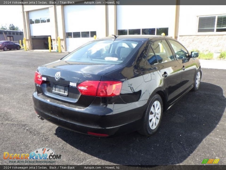 2014 Volkswagen Jetta S Sedan Black / Titan Black Photo #6