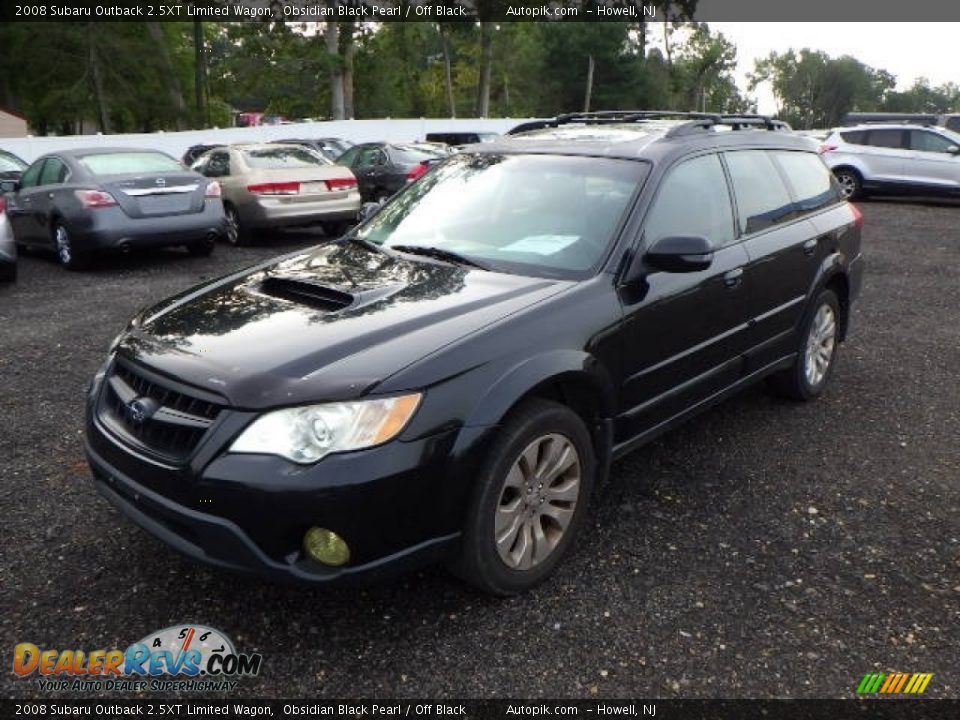 Obsidian Black Pearl 2008 Subaru Outback 2.5XT Limited Wagon Photo #1