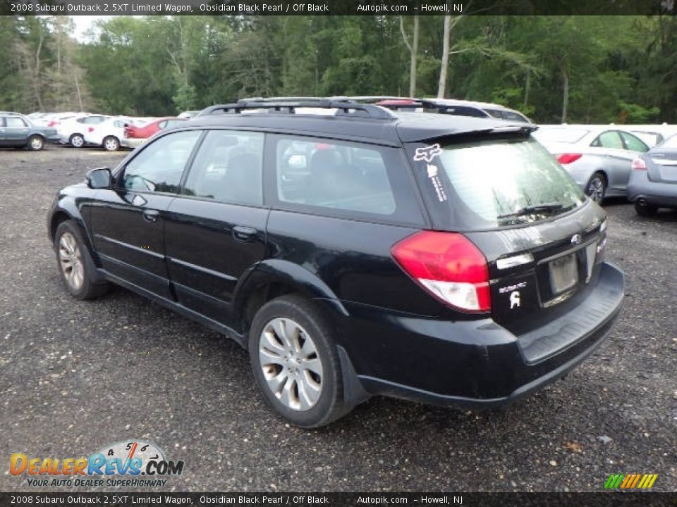 Obsidian Black Pearl 2008 Subaru Outback 2.5XT Limited Wagon Photo #4