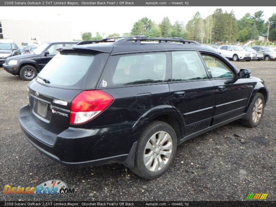 Obsidian Black Pearl 2008 Subaru Outback 2.5XT Limited Wagon Photo #6