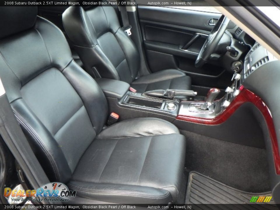 Front Seat of 2008 Subaru Outback 2.5XT Limited Wagon Photo #8