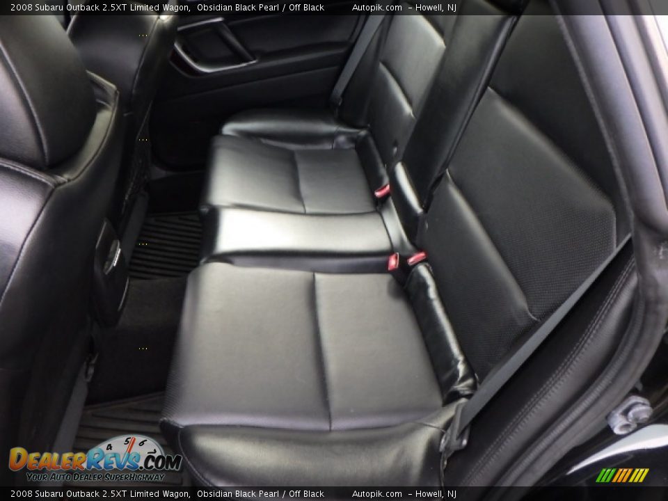 Rear Seat of 2008 Subaru Outback 2.5XT Limited Wagon Photo #9