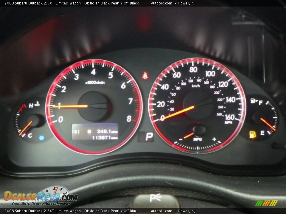 2008 Subaru Outback 2.5XT Limited Wagon Gauges Photo #11