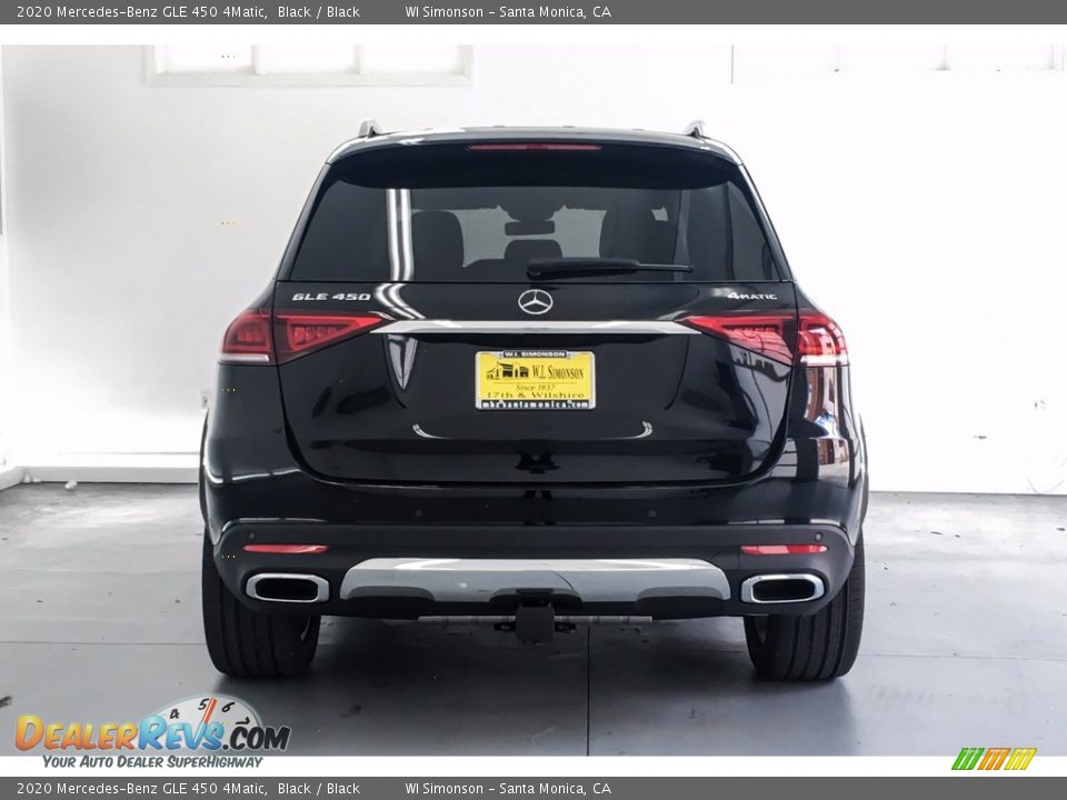 2020 Mercedes-Benz GLE 450 4Matic Black / Black Photo #3