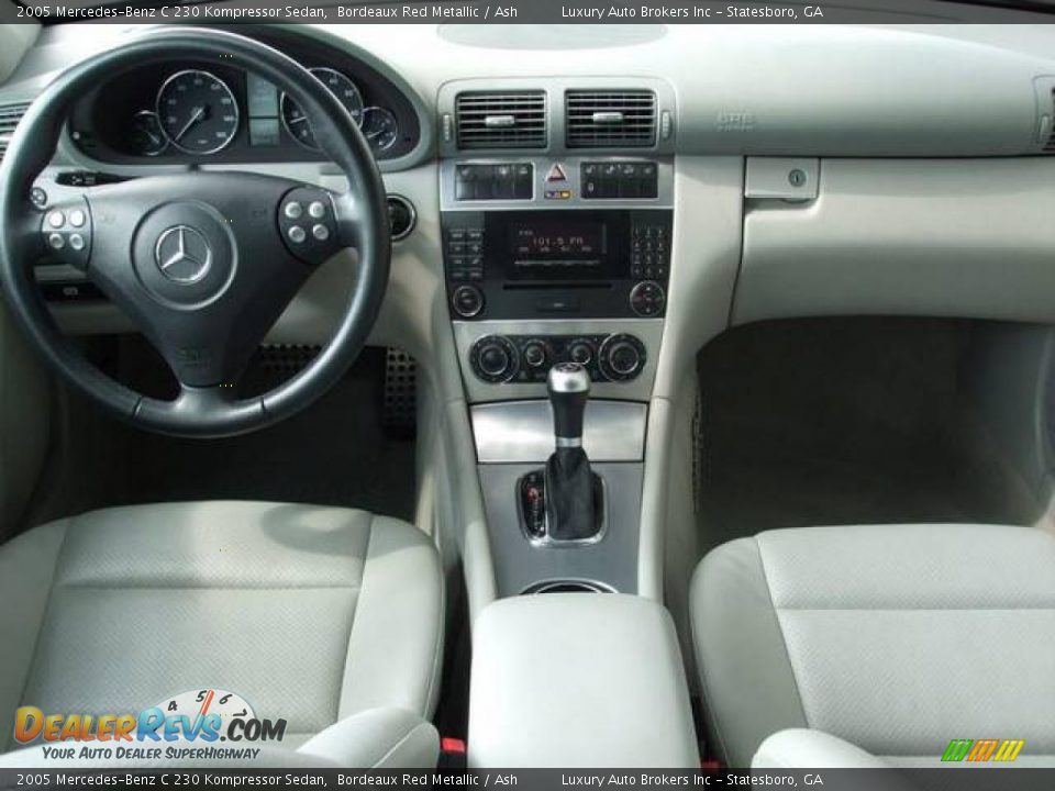 2005 Mercedes-Benz C 230 Kompressor Sedan Bordeaux Red Metallic / Ash Photo #2