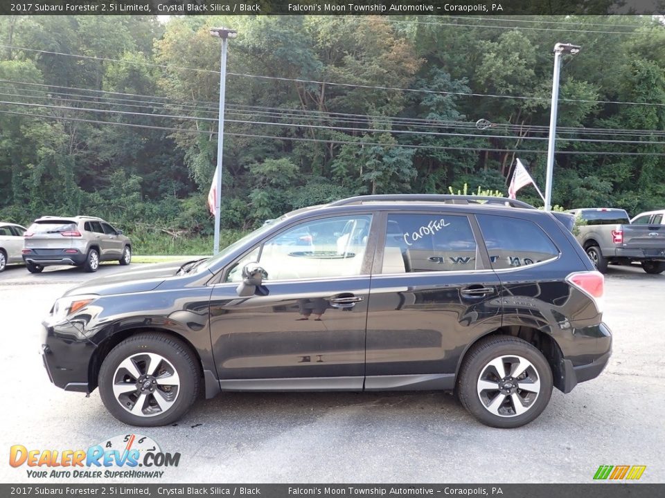 2017 Subaru Forester 2.5i Limited Crystal Black Silica / Black Photo #5