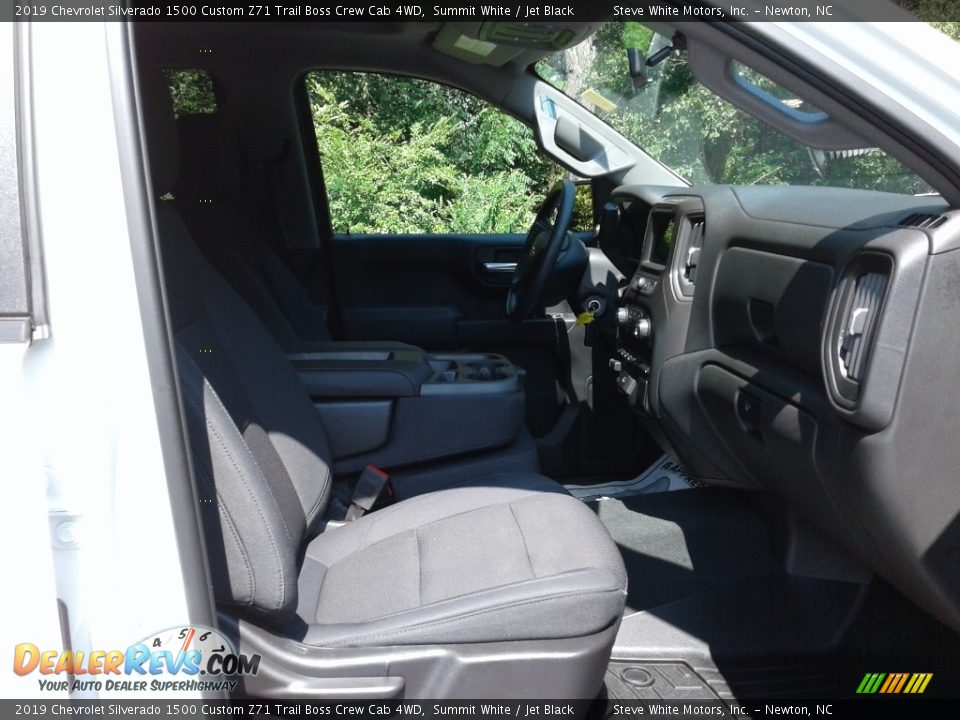 2019 Chevrolet Silverado 1500 Custom Z71 Trail Boss Crew Cab 4WD Summit White / Jet Black Photo #15