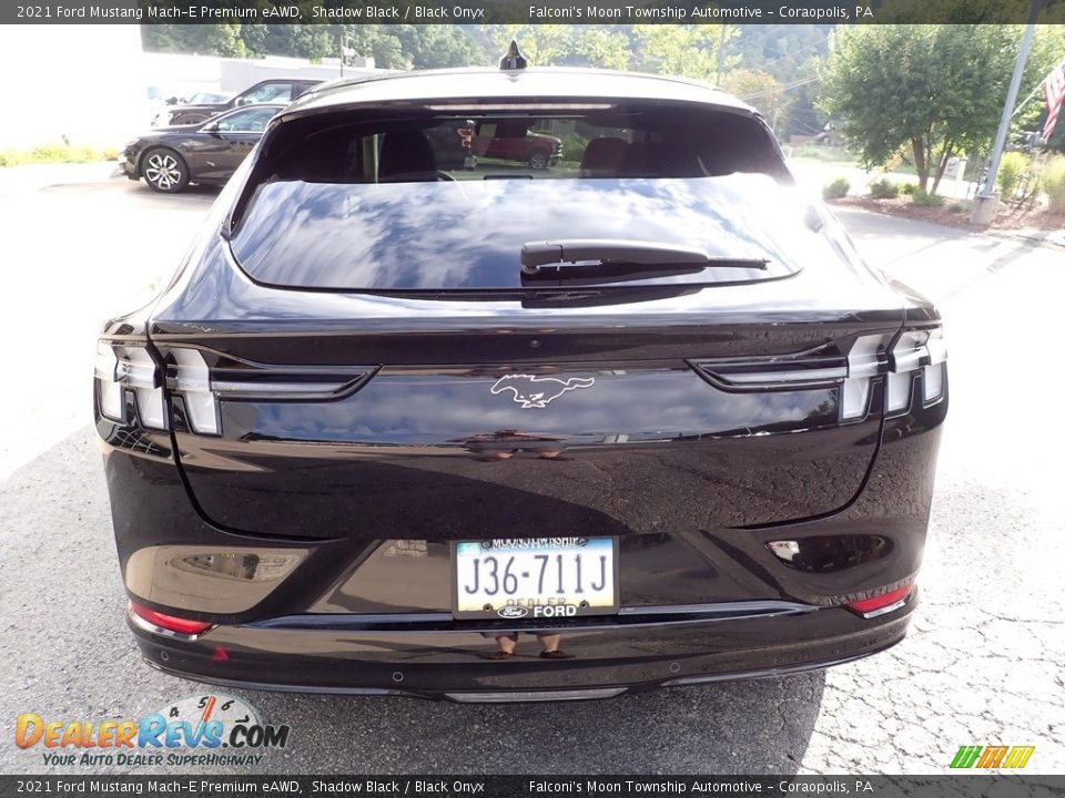 2021 Ford Mustang Mach-E Premium eAWD Shadow Black / Black Onyx Photo #3