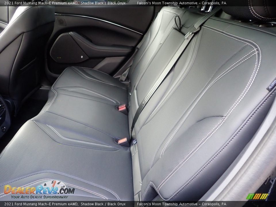 Rear Seat of 2021 Ford Mustang Mach-E Premium eAWD Photo #18