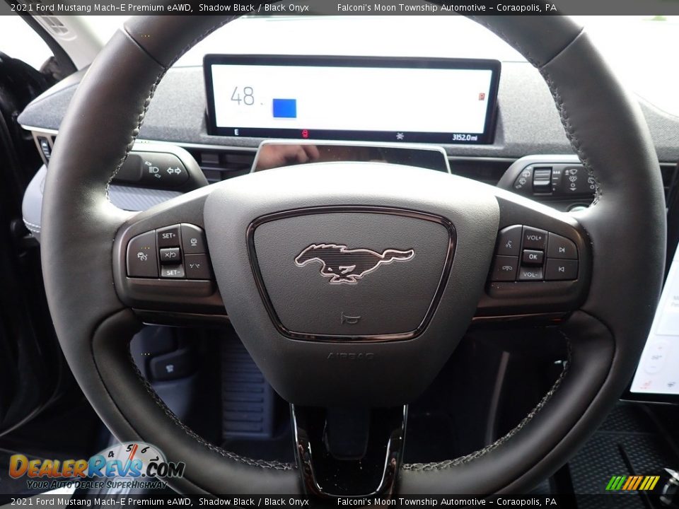 2021 Ford Mustang Mach-E Premium eAWD Steering Wheel Photo #24
