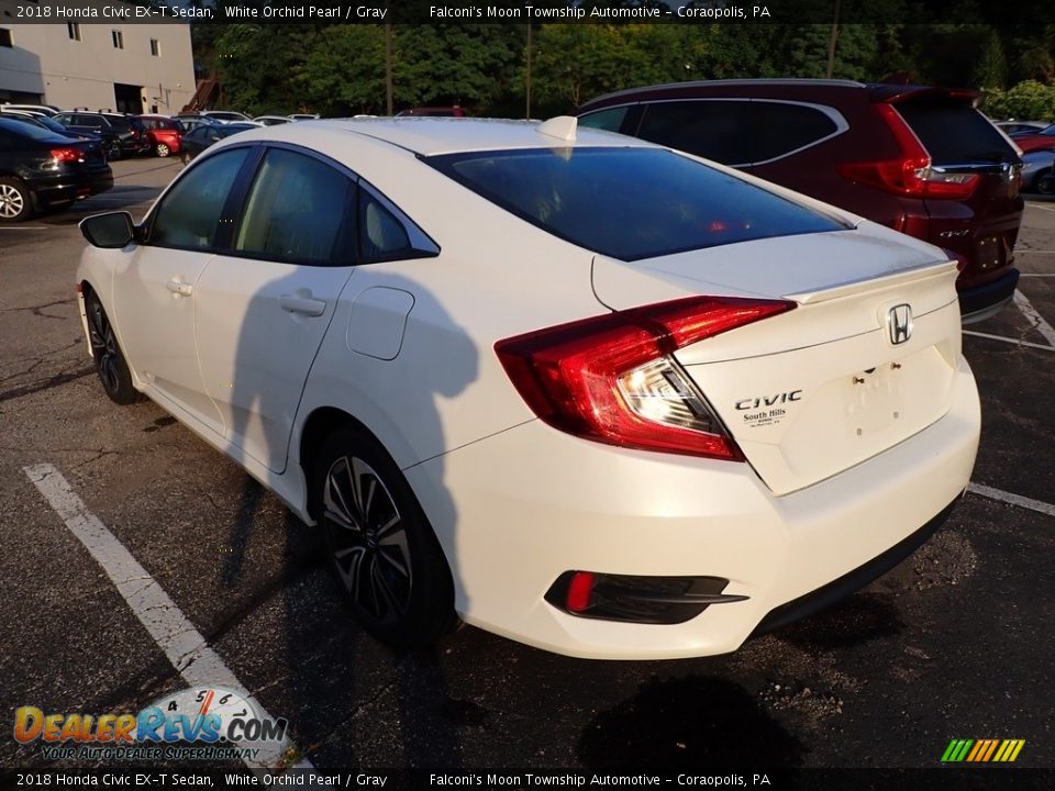 2018 Honda Civic EX-T Sedan White Orchid Pearl / Gray Photo #2