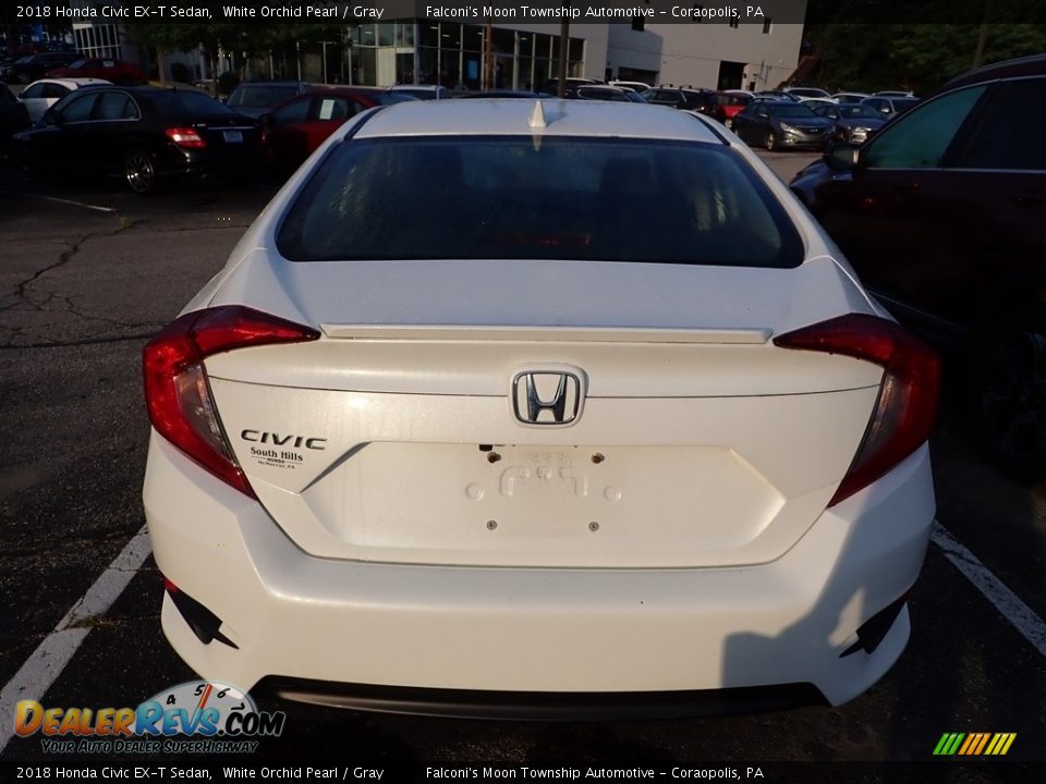 2018 Honda Civic EX-T Sedan White Orchid Pearl / Gray Photo #3