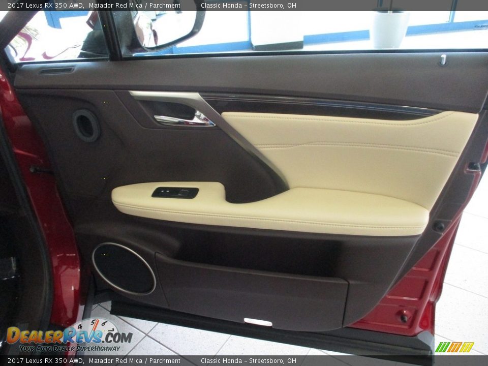2017 Lexus RX 350 AWD Matador Red Mica / Parchment Photo #14
