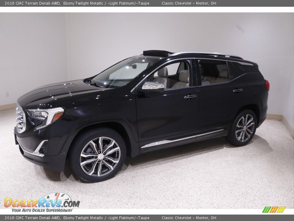 2018 GMC Terrain Denali AWD Ebony Twilight Metallic / ­Light Platinum/­Taupe Photo #3